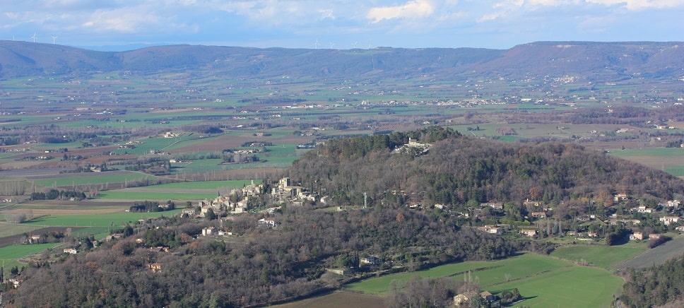 Le Mont Carmel sur la commune de la Bégude de Mazenc